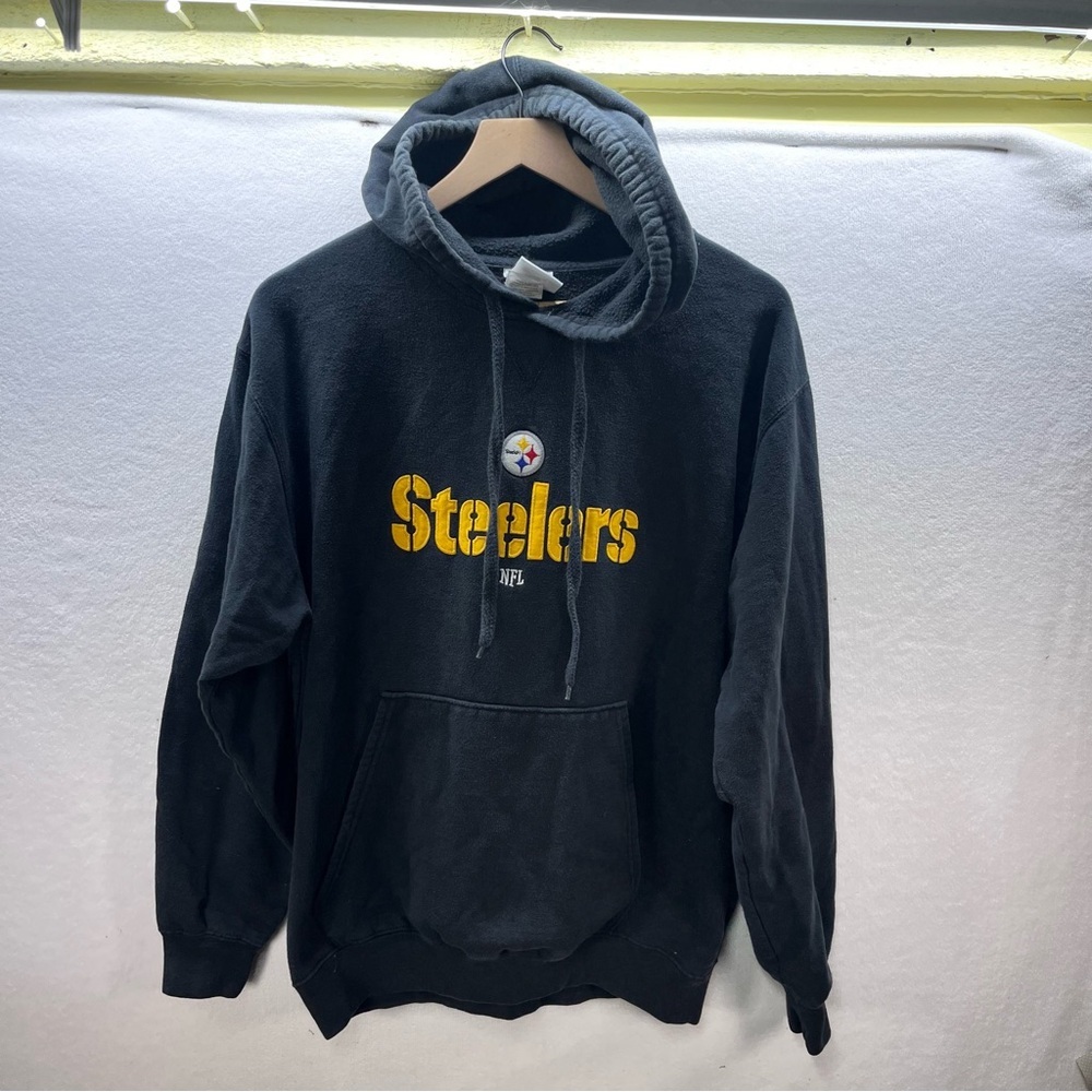Pittsburgh Steelers NFL Apparel Embroidered Hoodie‎ Mens M Football 2833
